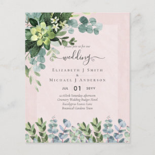 BUDGETINBJUDNINGAR SPARA DATA - GREENERY FLYGBLAD
