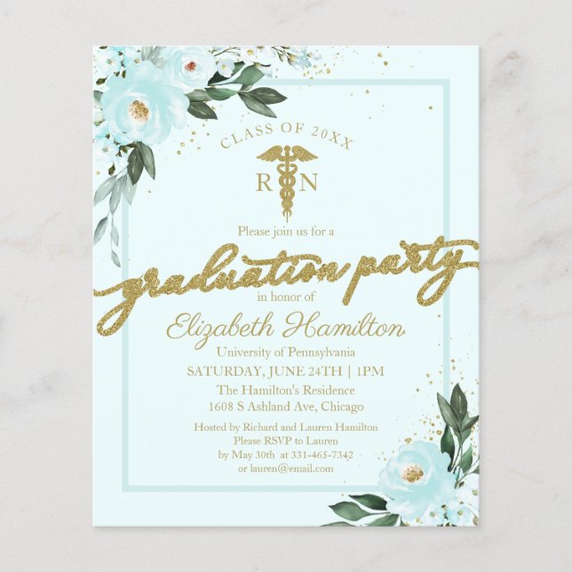 Budgetinbjudningar till sjuksköterskeskolan Grad P (Framsida)