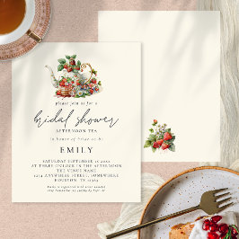 Budgetjordgubbar eftermiddag Tea-Möhippan