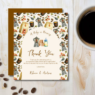 Budgetkaffe Baby Brewing Baby Shower Tack