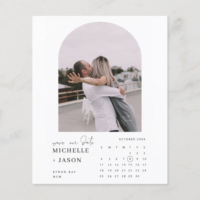 BUDGETkalenderfoto Spara datuminbjudan Flygblad (Framsidan)