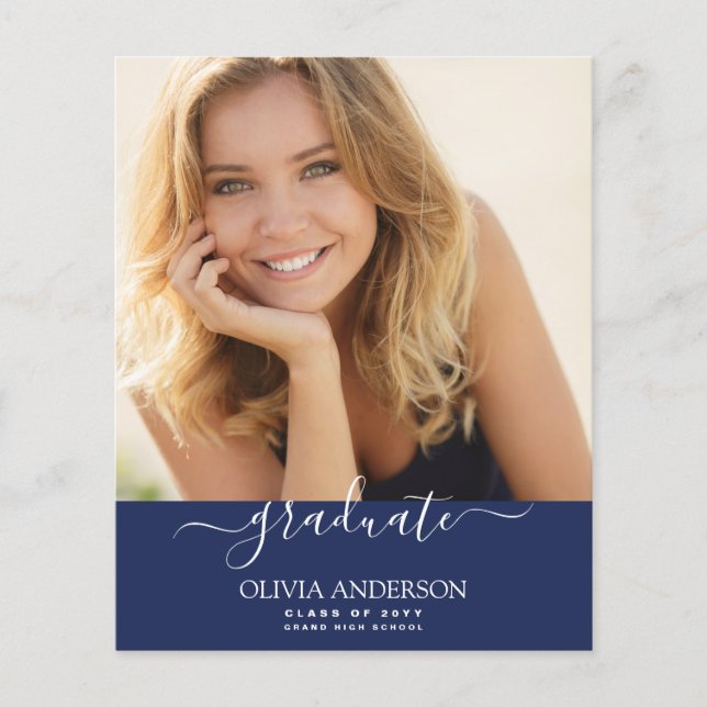 Budgetklass för 2023: Blåfoto Studenten i marinen Flygblad (Framsidan)