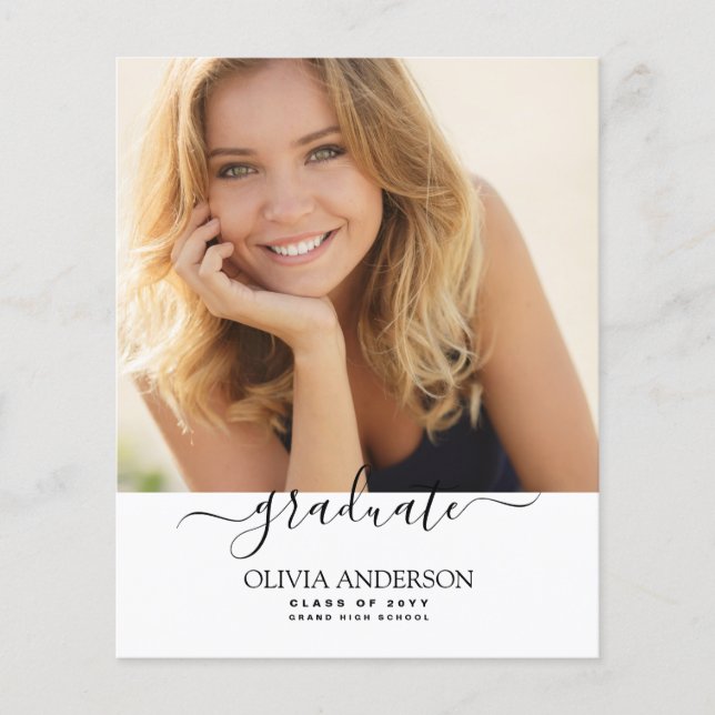 Budgetklass för 2023: Vitfoto Studenten Flygblad (Framsidan)