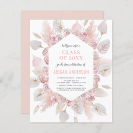 Budgetklass för inbjudan till Boho Grad-partiet 20