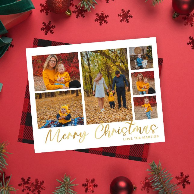 Budgetkontroll för God jul Guld 6 - fotobuffertkon Flygblad (Skapare uppladdad)