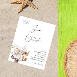 Budgetkontrollmoduler och vit Blommigt Bröllop 2 Flygblad