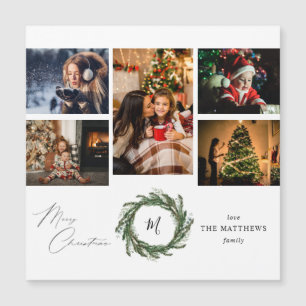 Budgetkrans Monogram 5 Photo God jul