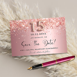 Budgetkvinceanera  rosa spara datum