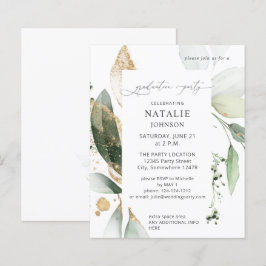 Budgetljus Eucalyptus Glow Guld Studentfest