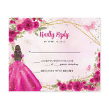 BudgetMagenta Rosa Glam Guld Blommigt Princess OSA