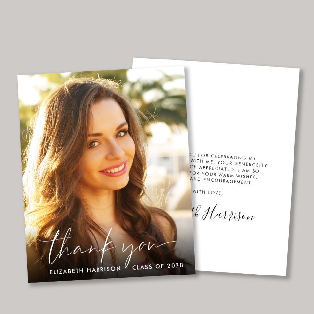 Budgetmanus Foto Examen Tackkort (Skapare uppladdad)