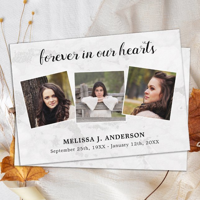 Budgetmarkering 3 fotosympati - Tack Anteckningskort (Skapare uppladdad)