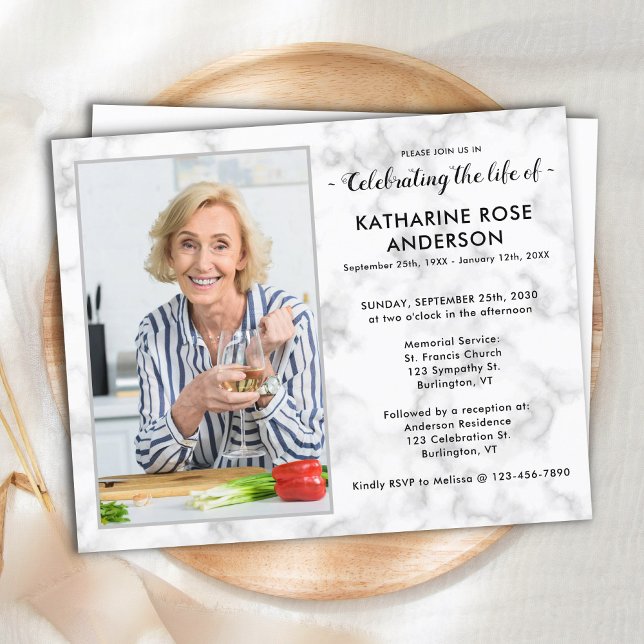 Budgetmarmorbilder firande av livets invitación (Skapare uppladdad)