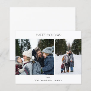 Budgetminimalistisk tvåfoto-Glad helg