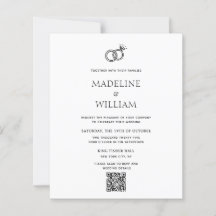 BUDGETMINSKNING Hand plockade Ringar Qr Kod Bröllo