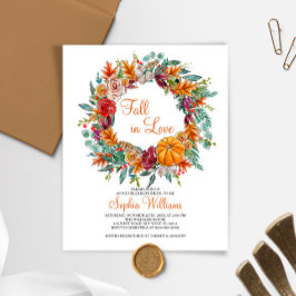 Budgetminskning i Kärlek Inbjudningskort för möhip