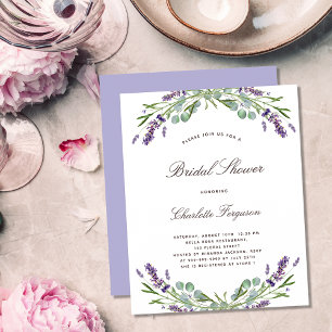 Budgetmöhippa för Lavender eucalyptus blommigt Flygblad