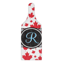 Budgetmonogram för unik Abstrakt för Kanada-Flagga