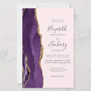 Budgetmyndighetens Lila Agate  QR Code Wedding-inb