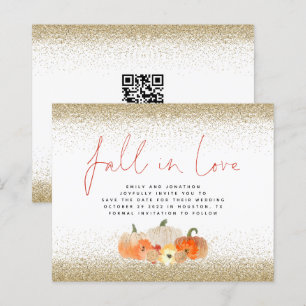 Budgetnedgång i Kärlek Pumpkins Glitter QR Spara D