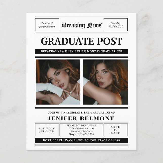 BUDGETnyhetsblad, tema 2, foto-Studentfest (Framsida)