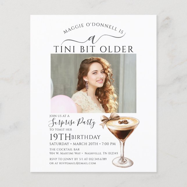 BUDGETÖVERPRISE PARTY Tini Bit Older Martini 19 (Framsida)