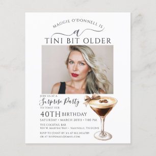 BUDGETÖVERPRISE PARTY Tini Bit Older Martini 40:e