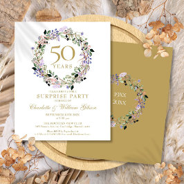 Budgetöverraskning Party 50-årsinbjudan