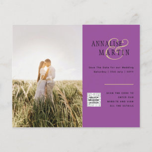 BUDGETPHOTO WEDING INVITATION Lila Berry Flygblad