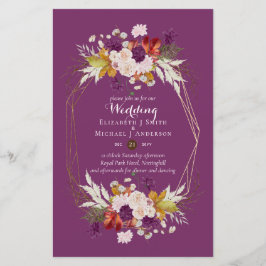 BUDGETPLUM- och korallbröllop A9