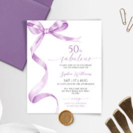 Budgetpost 50 och uppsåtlig födelsedagsinbjudan