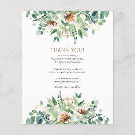 BUDGETPOST Eucalyptus GRAD - tackkort Flygblad