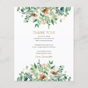 BUDGETPOST Eucalyptus GRAD - tackkort Flygblad