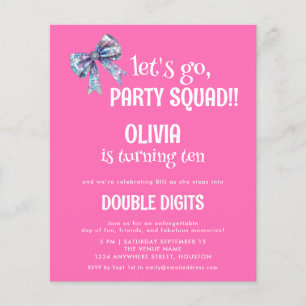 Budgetpost: Gå till Party Squad Rosa 10 Party