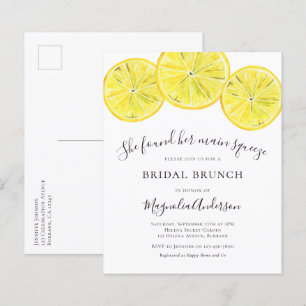 Budgetpost Möhippa Brunch Postcard Inbjudan