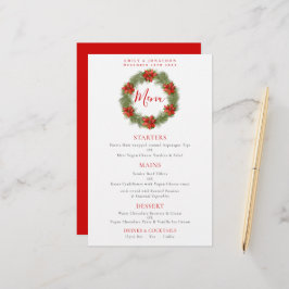 Budgetpost Poinsettia Wandejul Bröllop Menu