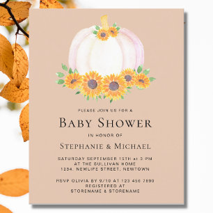 Budgetpumpa Par Baby Shower Inbjudan