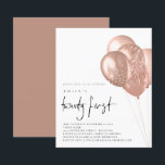 Budgetrosa Guld Ballonger 21-års Festinbjudan<br><div class="desc">Budget Rosa Guld Ballonger 21:a Födelsedagsinbjudan. Ett budgetpris MINDRE 4, 5” x 5, 6” alternativ. Finns tillgängligt i ett HALVGLANSIGT 110 g KORTKORTSMATERIAL som är standardalternativet (rekommenderas för inbjudningar), ELLER ett SATINERAT 80 g TUNNARE PAPPMATERIAL (idealiskt för medföljande papper). Elegant stil för dina inbjudningar till 21-årsfirande med rosa guld ballonger...</div>