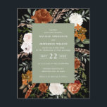 Budgetsaldo grönt teracotta blommigt rustik elegan flygblad<br><div class="desc">Budgeterad inbjudan till blommigt med rustiska vattenfärger. Med vackra naturliga,  terracotta,   rosa,  svart och sage grönt pampas gräseucalyptus vattenfärgdetaljer. Den här moderna bröllopsinbjudan kommer säkert att sätta stil för din stora dag.</div>
