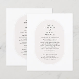 BUDGETSIDA BILINGUAL Bröllop White Beige Dubbla Si
