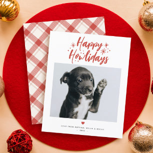 Budgetskript Lycklig Howlidays Pet Photo jul