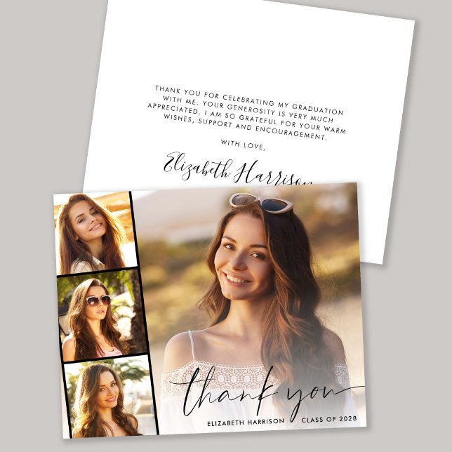 Budgetskriptfotoöverlägg Studenten Tack (Skapare uppladdad)