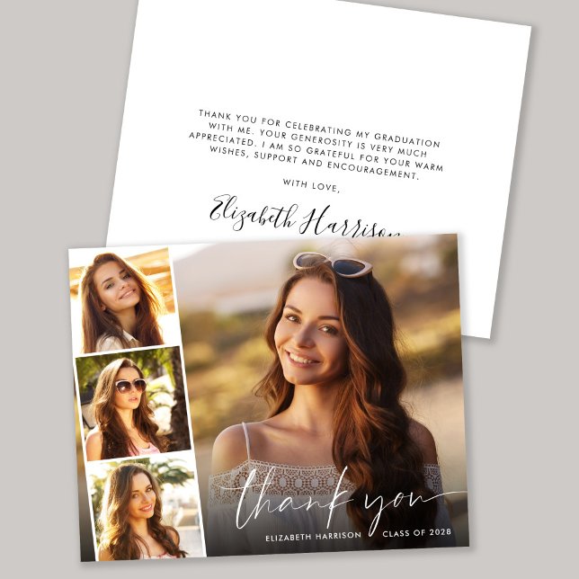 Budgetskriptfotoöverlägg Studenten Tack (Skapare uppladdad)