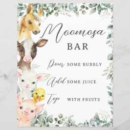 Budgetskylt Greenery Boskap Baby Moomosa Pub