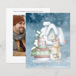 BUDGETSnögubbar i Snö fotojul