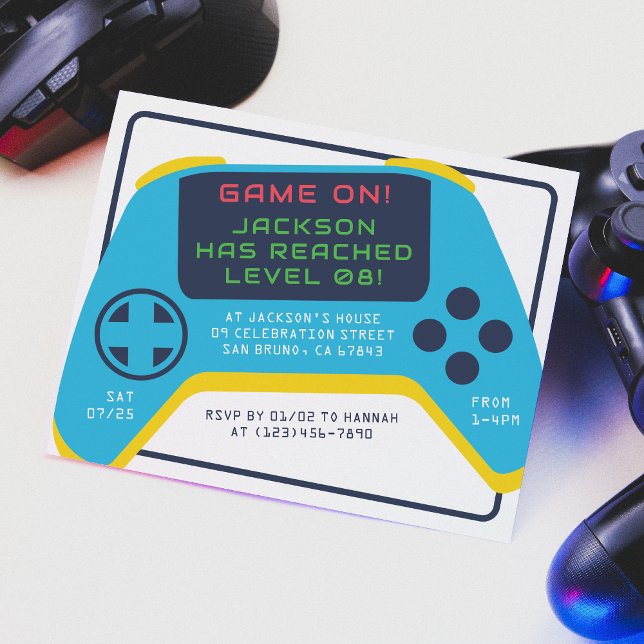 Budgetspel på Födelsedagsfest för videospelsartike (Skapare uppladdad)