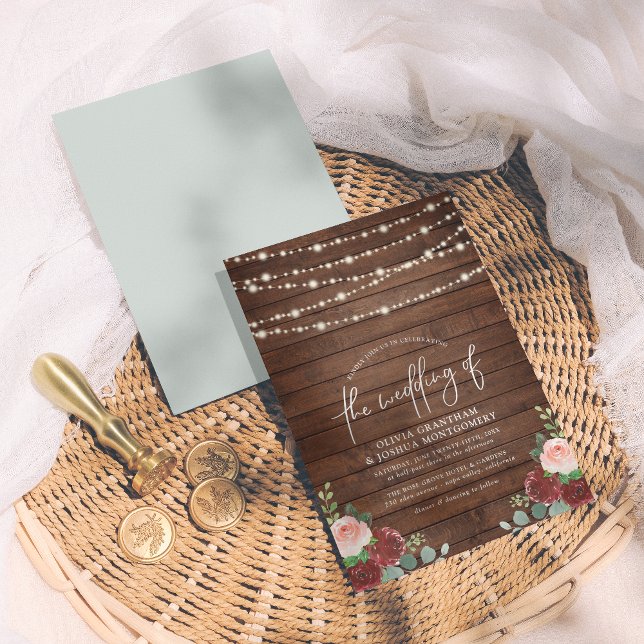 Budgetsträng Ljus och Bouquet Blommigt Bröllop (Skapare uppladdad)