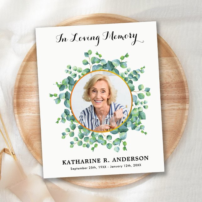 Budgetsympati Eucalyptus Begravt tack för ditt kor (Skapare uppladdad)