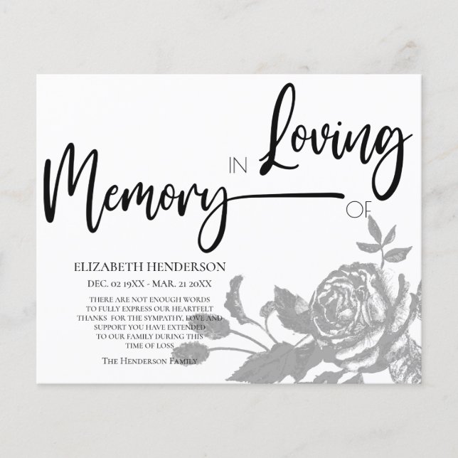 Budgetsympati/Tack. Flygblad (Framsidan)