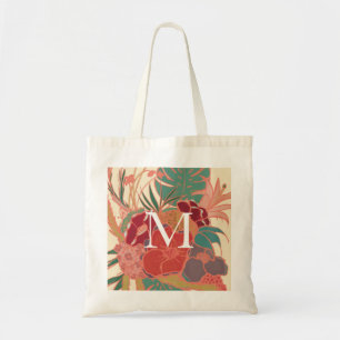 Budgettot för Bohemian Monogram Blommigt Vintage Tygkasse